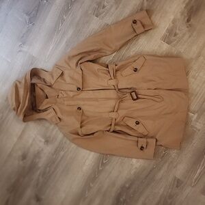 A New Day women's hooded Trench Coat, small